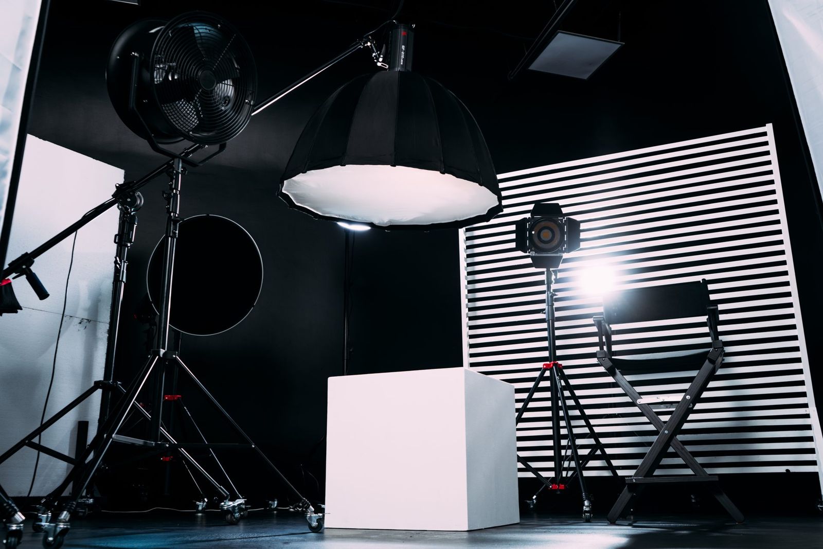Sublime Media production studio with lights and camera