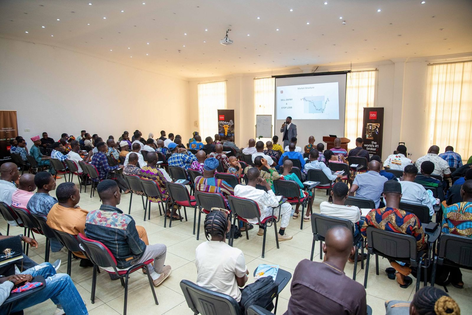 FxPro market entry event audience